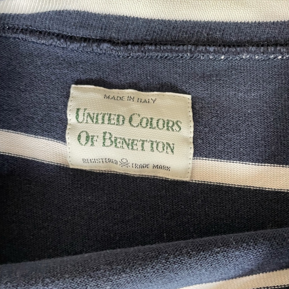 Vintage United Colors of Benetton stripe shirt - Picture 2 of 5